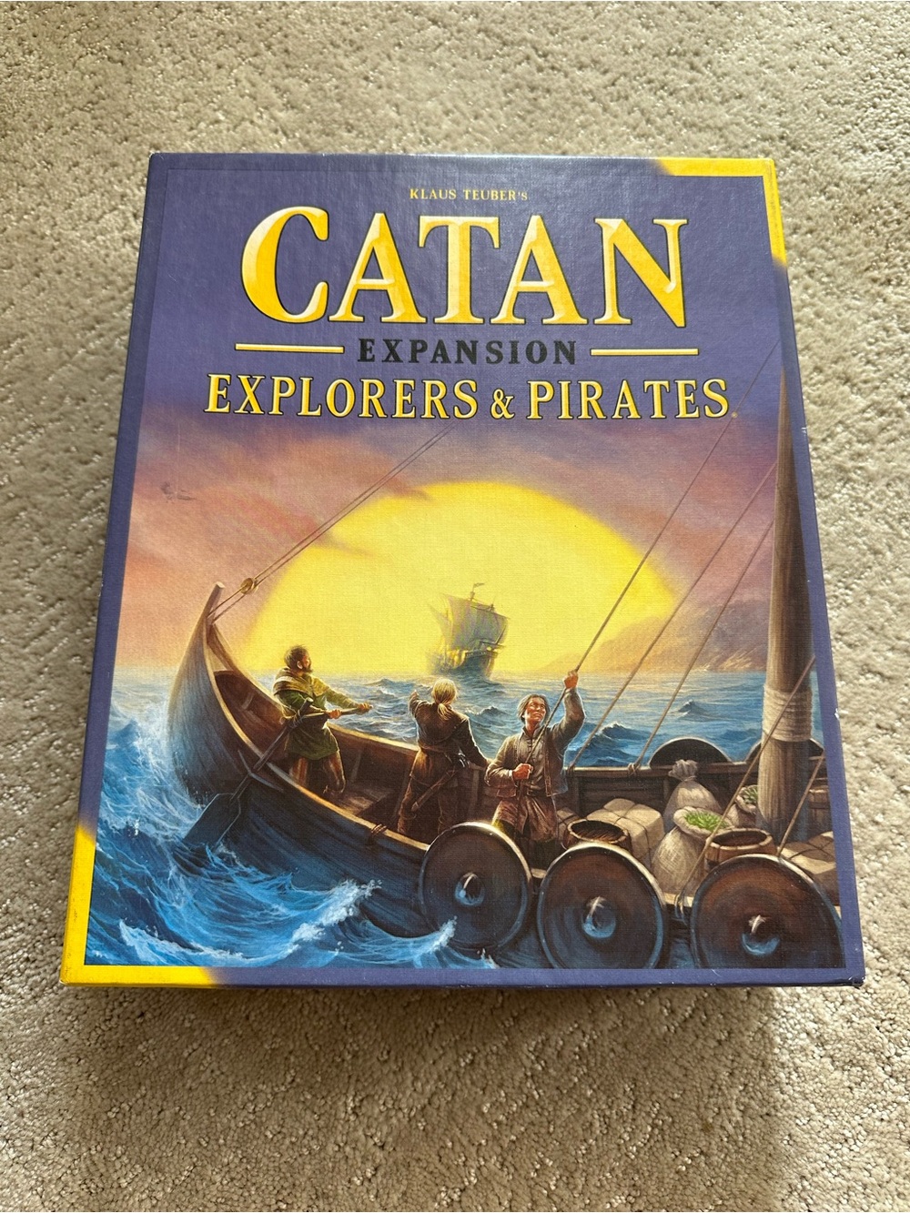 Catan Expansion: Explorers & Pirates Board Game new open box